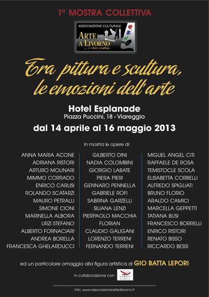 1 Mostra Collettiva - Associazione ARTE A LIVORNO...e oltre confine